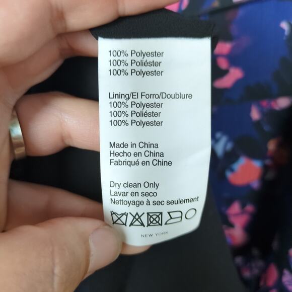 JASON WU Collective Multicolor Floral Print Tiered Layered Skirt Women's 12 - Picture 4 of 4